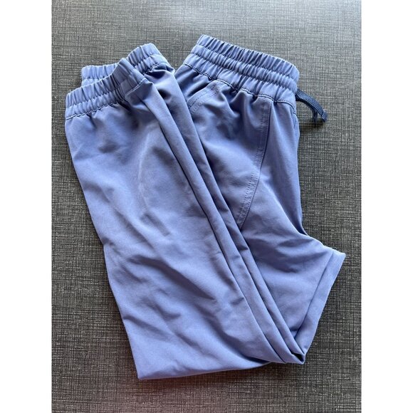 Patagonia Kids 10 Large Drawstring Jogger Pants Blue Pocket Elastic Waist - Picture 4 of 13